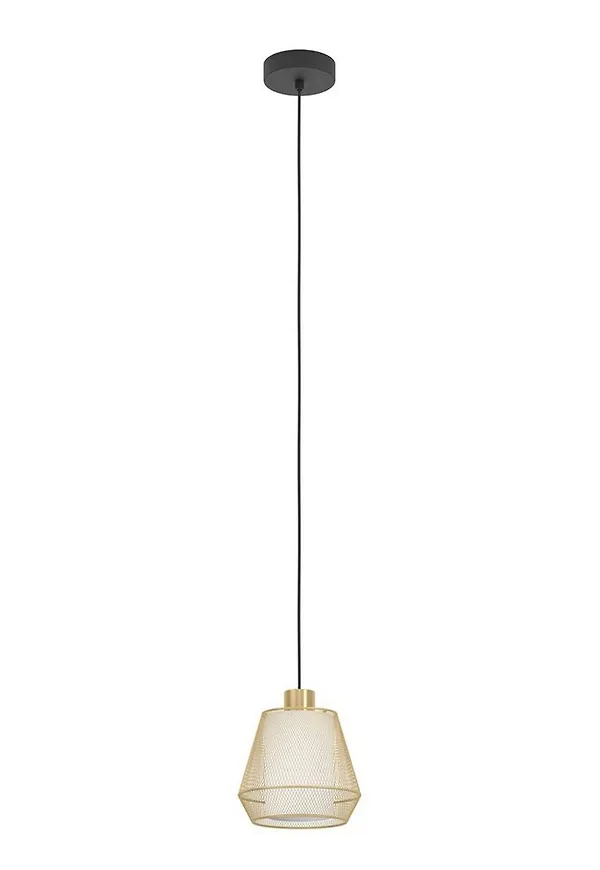 Svart Eglo-fönsterlampa i riktigt snygg modell.