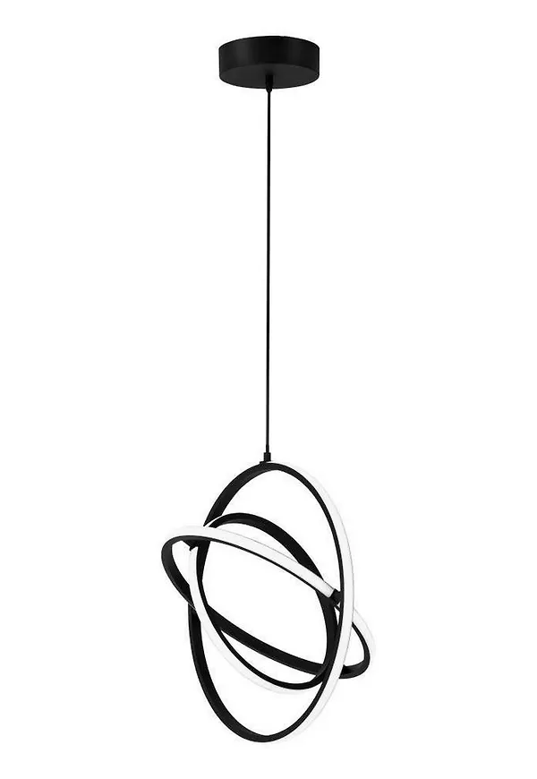 Riktigt trendig fönsterlampa i svart färg gjord i aluminium.