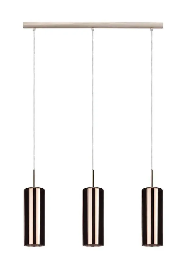 Trendig fönsterlampa i kopparfärgat från Eglo.