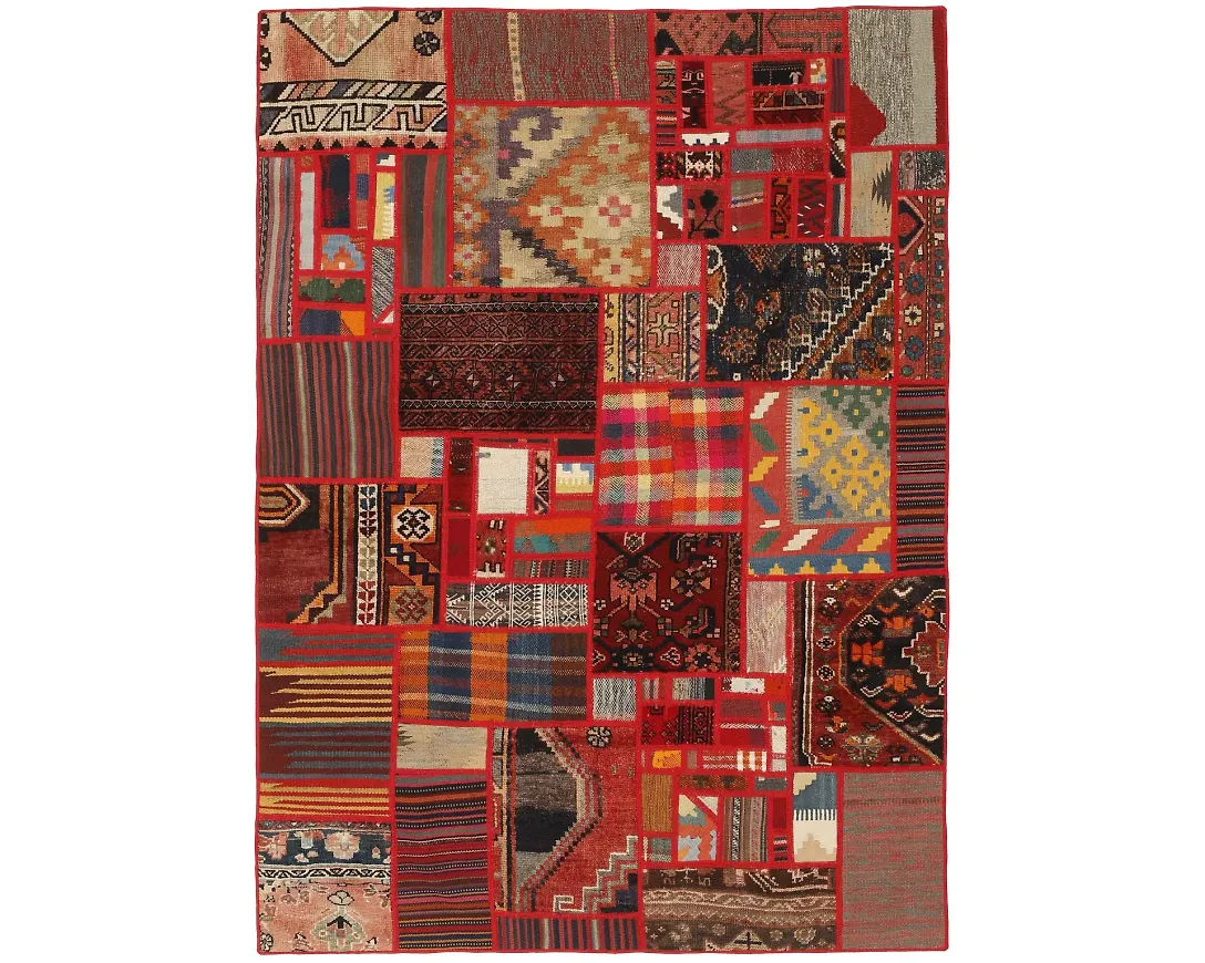 Flerfärgad ullmatta som passar perfekt till våren 2025!