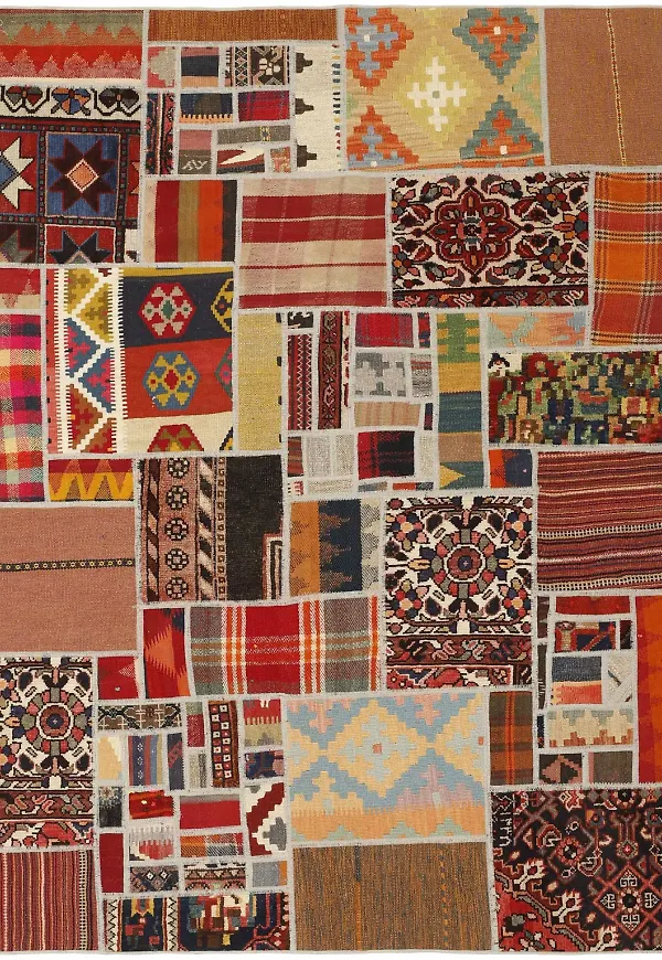 Flerfärgad matta som passar perfekt till våren 2025!