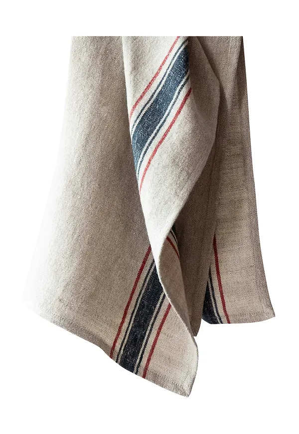 Beige Tell Me More-kökshandduk i snygg modell.