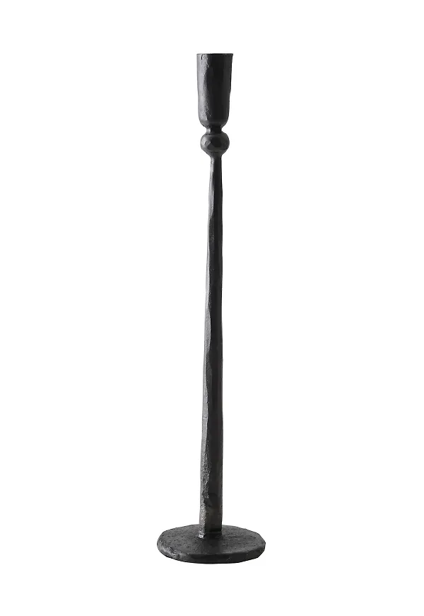 Svart Tell Me More-ljusstake i stilren modell.