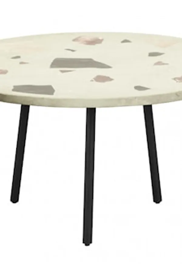 Beige Nordal-soffbord i fin modell.