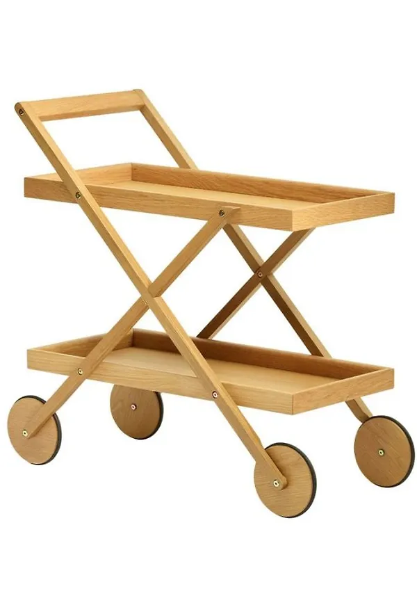 Stilriktig tevagn i ek från Design House Stockholm.