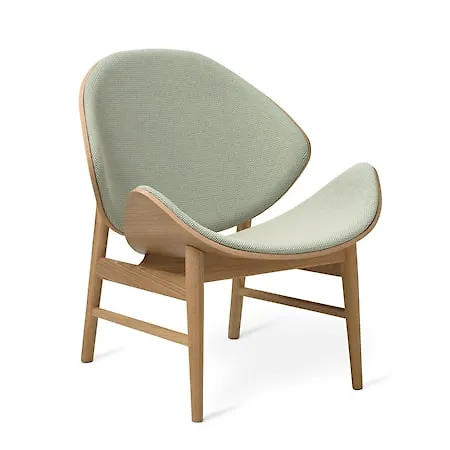 Grön Warm Nordic-fåtölj i klassisk modell.