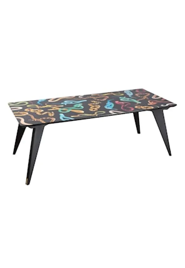 Riktigt trendig svart soffbord 2025 från Seletti.