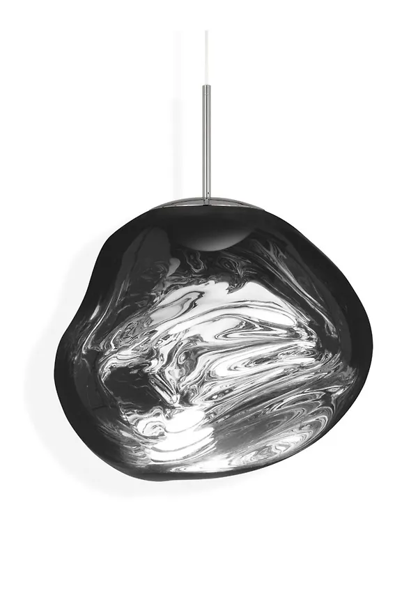 Guld Tom Dixon-taklampa i fantastiskt fin modell.