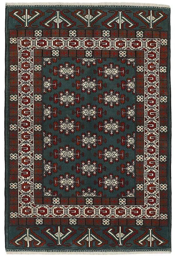 Svart Rezas-ullmatta i fantastiskt snygg modell.