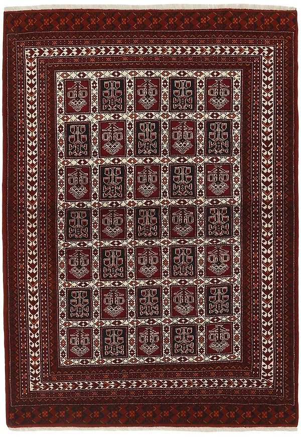 Skön svart ullmatta 2026 från Rezas.