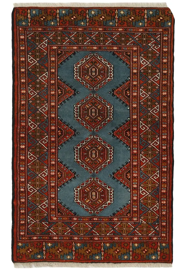 Mysig svart ullmatta 2026 från Rezas.