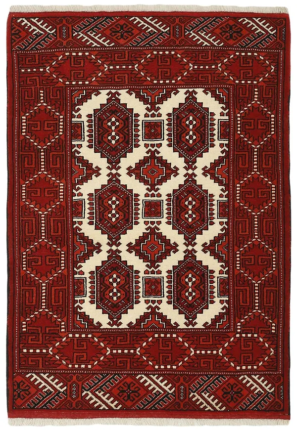 Härlig svart ullmatta 2026 från Rezas.