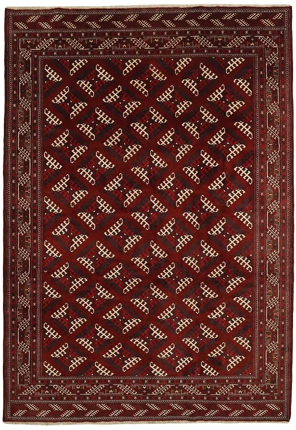 Röd ullmatta som passar perfekt till hösten 2025!