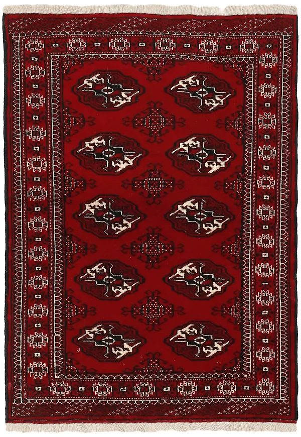 Vacker matta i rött från Rezas.