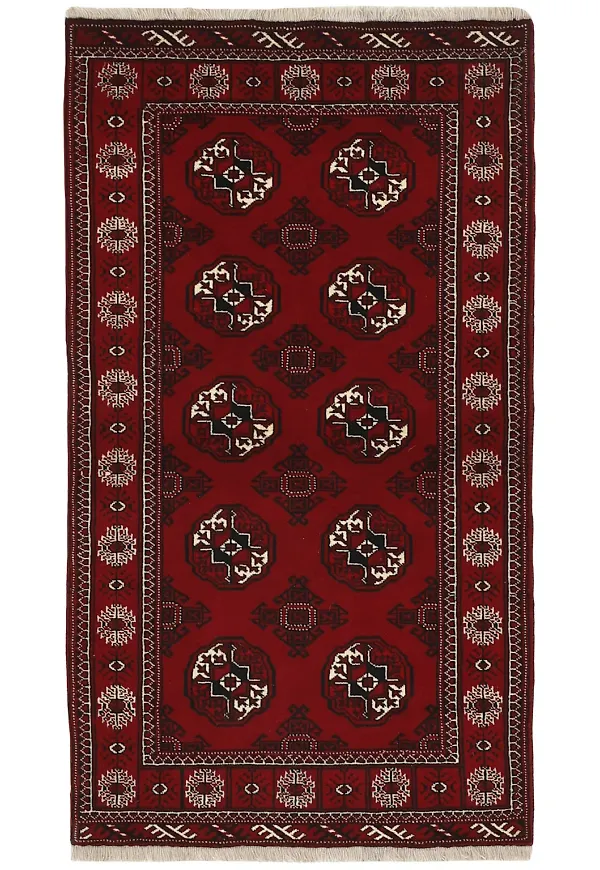 Svart Rezas-matta i ikonisk modell.