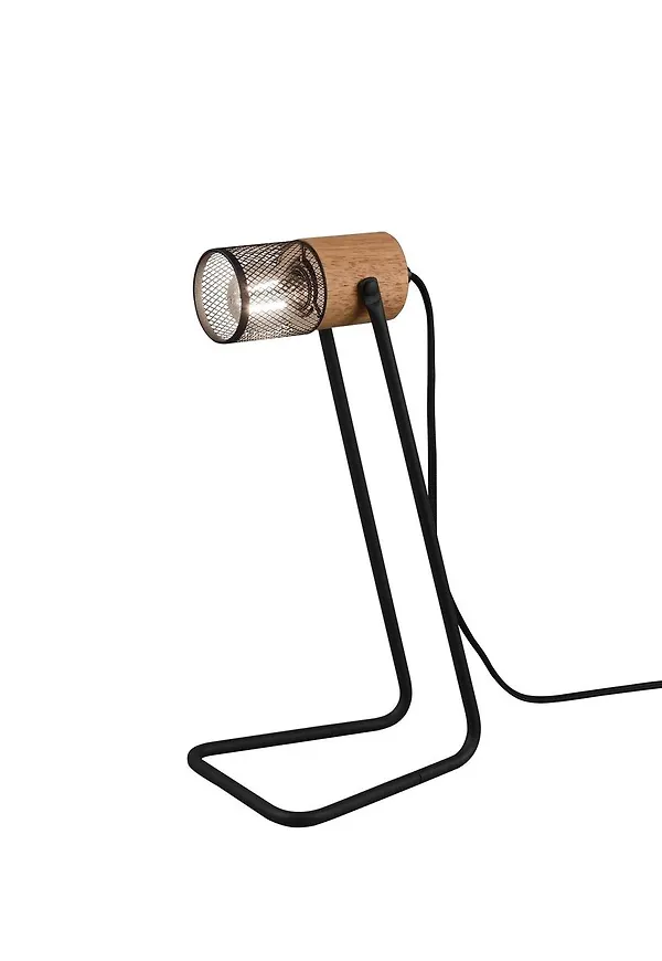 Snygg bordslampa i svart från Trio Lighting.