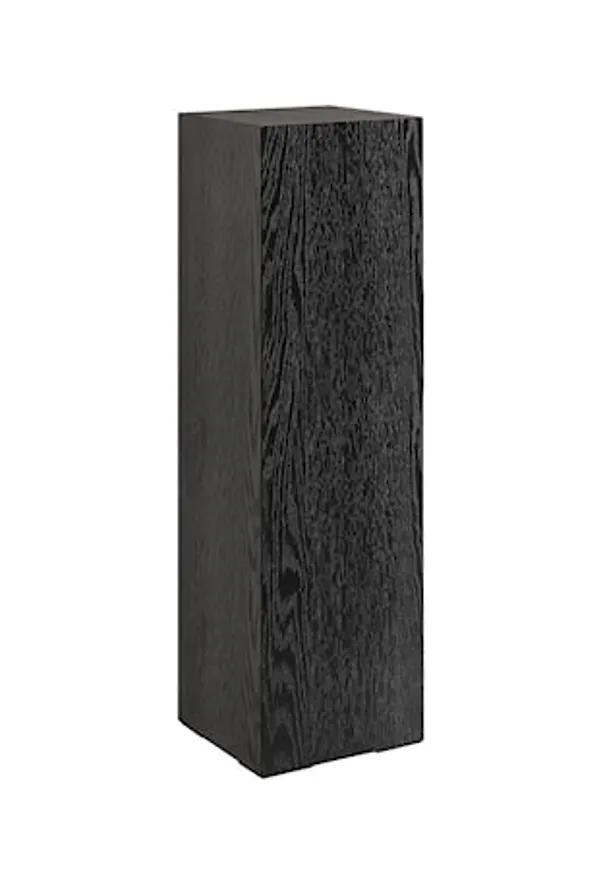 Söt artwood sidobord i svart färg gjord i ek.