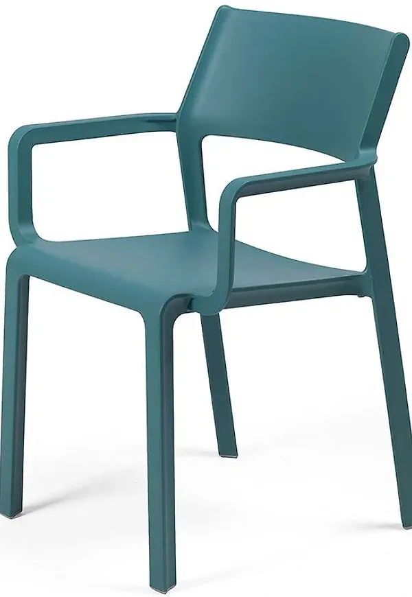 Blå Brafab-stol i otroligt snygg modell.