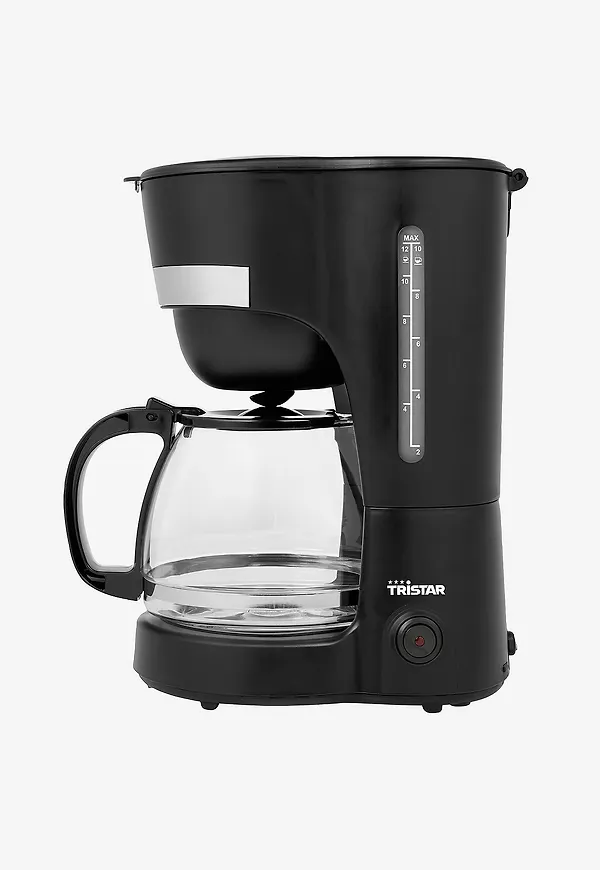 Svart Tristar-kaffebryggare i cool modell.
