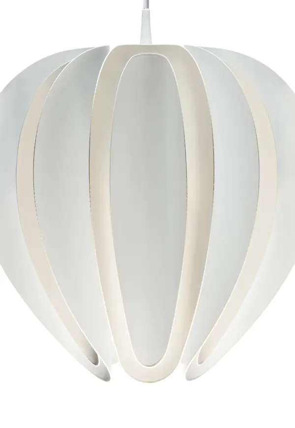 Vit Belid-lampa i riktigt trendig modell.