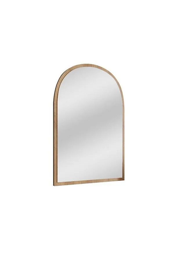 Elegant spegel i beige färg gjord i ek.