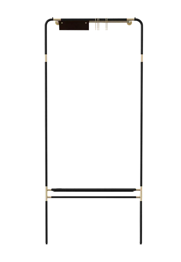 Modern hylla i läder från UMAGE.