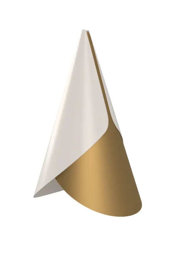 Vit UMAGE-lampa i ikonisk modell.