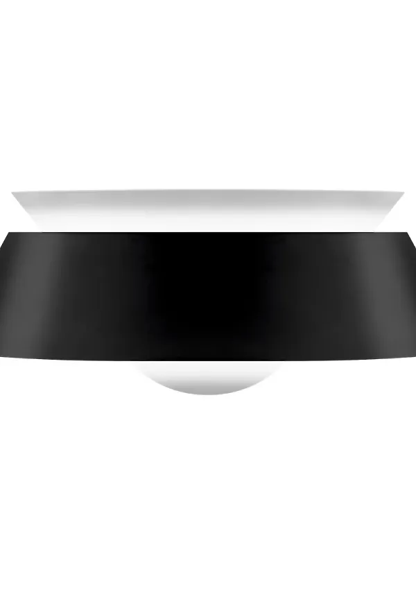 Svart UMAGE-lampa i stilren modell.