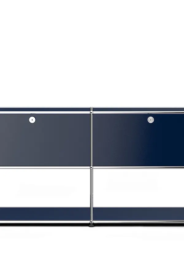 Blå USM-möbel i riktigt fin modell.