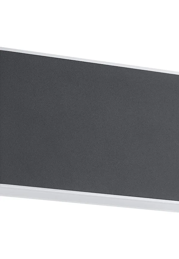 Superfin utomhusvägglampa i grå färg gjord i aluminium.
