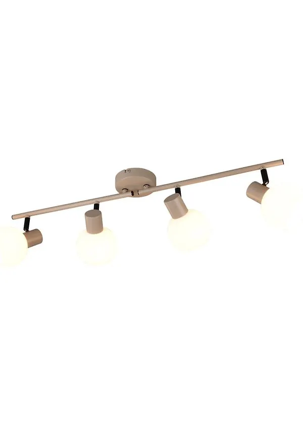 Superfin sänglampa i beiget från Trio Lighting.