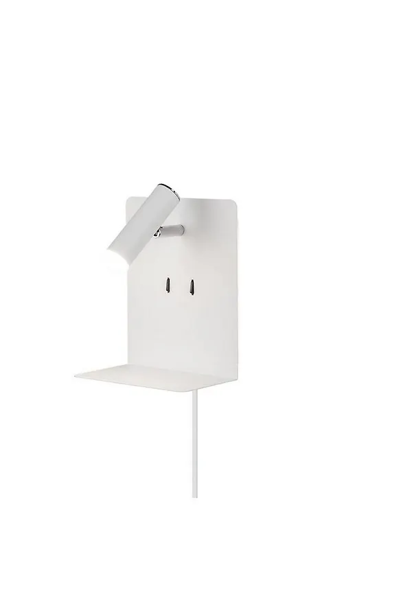 Vit Trio Lighting-vägglampa i fantastiskt snygg modell.
