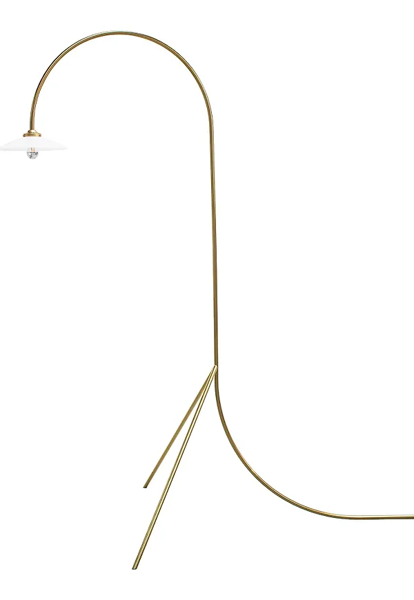 Vit Valerie Objects-lampskärm i fantastiskt snygg modell.