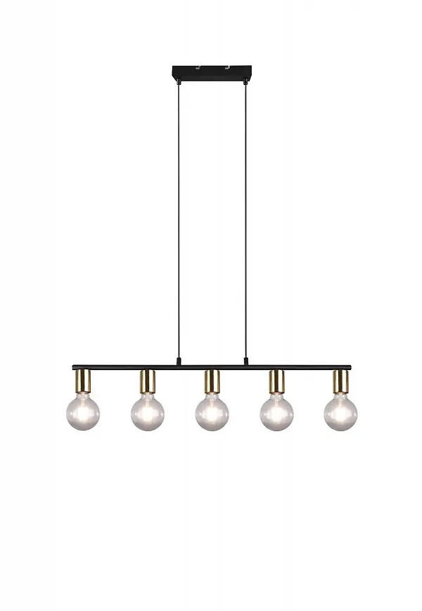 Exklusiv taklampa i svart från Trio Lighting.