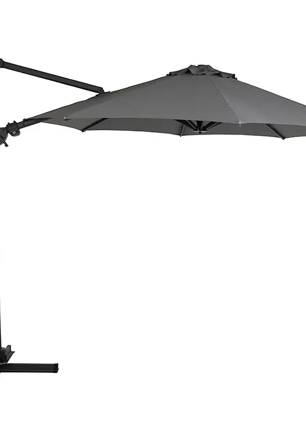 Grå Brafab-aluminiummöbel i riktigt trendig modell.