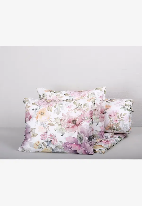 Vacker örngott i rosa från Varnamo of Sweden.
