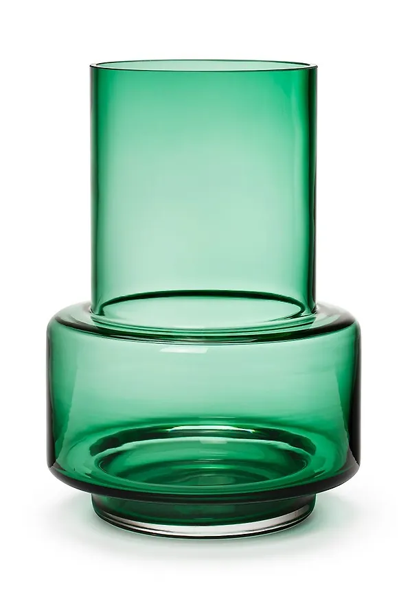 Komfortabel glasvas i grönt från Granit.