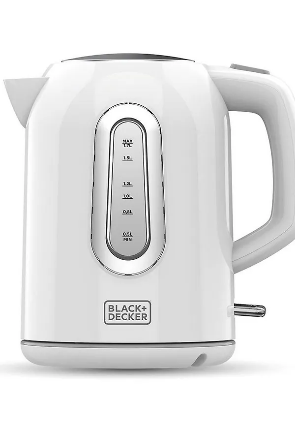 Härlig vattenkokare i vitt från Black+Decker.