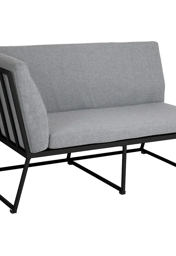 Komfortabel soffgrupp i svart från Brafab.