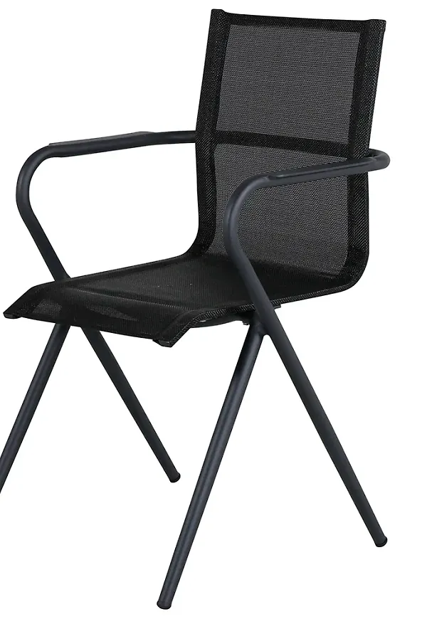 Riktigt fin aluminiumstol i svart från Venture Design.