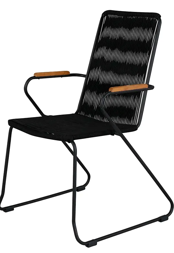 Otroligt fin svart aluminiumstol 2025 från Venture Design.