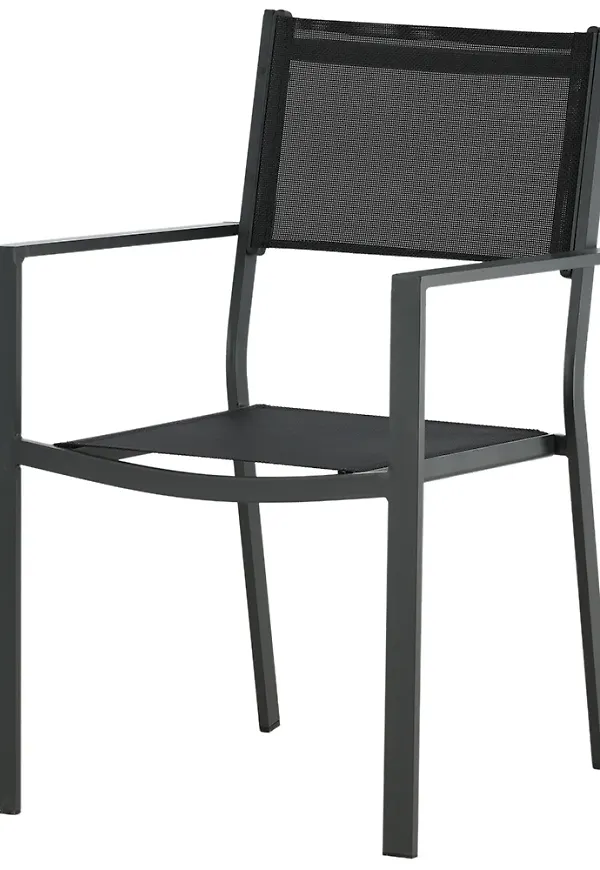 Cool karmstol i svart från Venture Design.