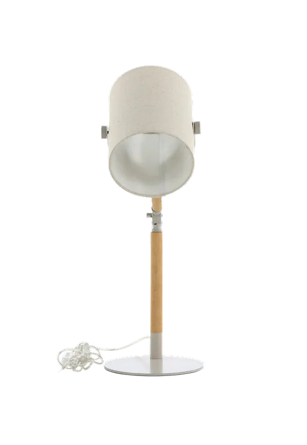 Trendig bordslampa i linne från Venture Home.