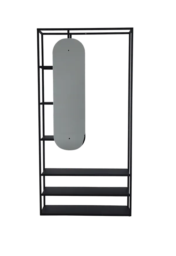 Svart Venture Home-garderob i modern modell.