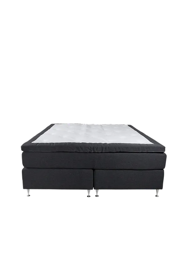 Komfortabel kontinentalsäng i aluminium från Venture Home.