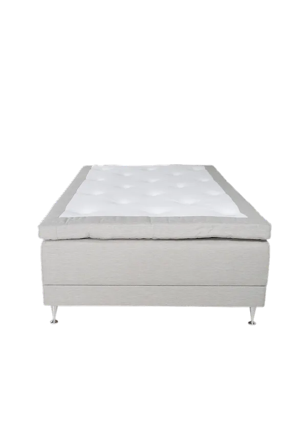 Moderiktig kontinentalsäng i aluminium från Venture Home.