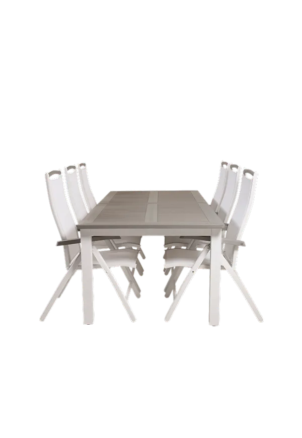 Modern bord i aluminium från Venture Home.