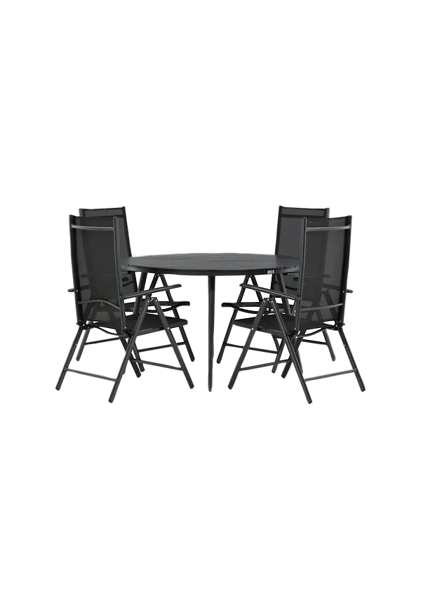 Exklusiv svart aluminiumbord 2025 från Venture Home.