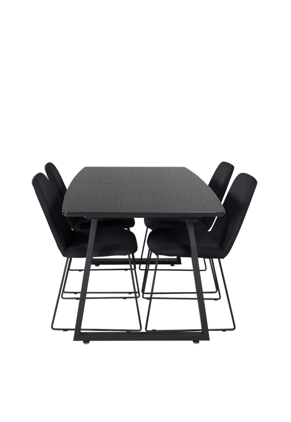 Komfortabel svart bord 2025 från Venture Home.
