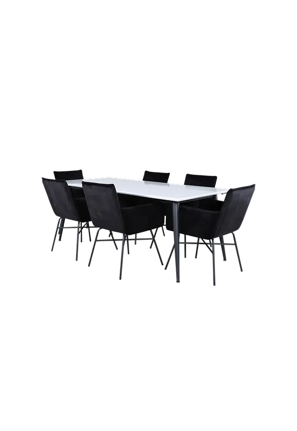 Fantastiskt fin matbord i järn från Venture Home.